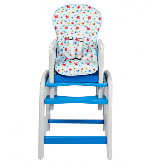 Scaun de masa Juju Eat&Play, Albastru [4]