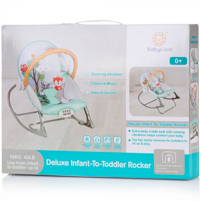 Scaunel balansoar Chipolino Melody green [5]