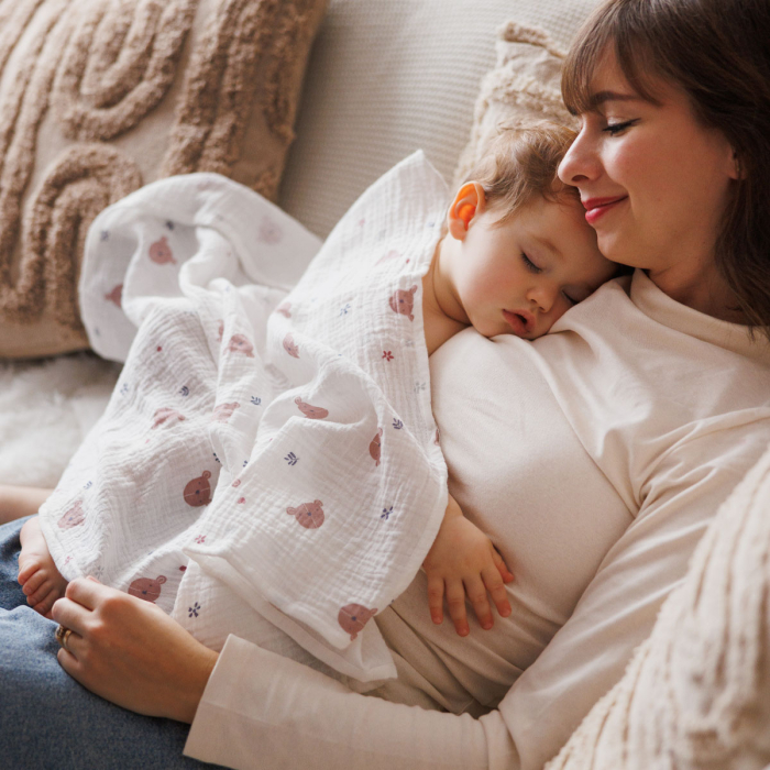 Scutece din muselina super soft multicolor, Babyono 3BUC/SET [2]