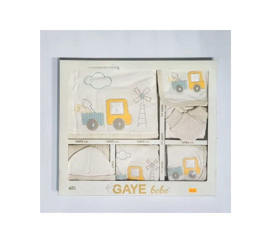 Set 10 piese, pentru baieti, masinuta, 0-3 luni [2]