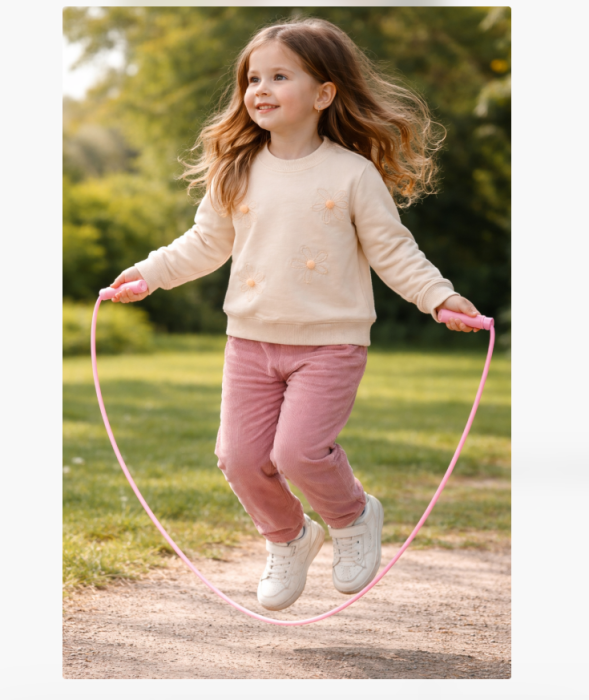 Set 2 piese, haine fete, Flori 3D [2]