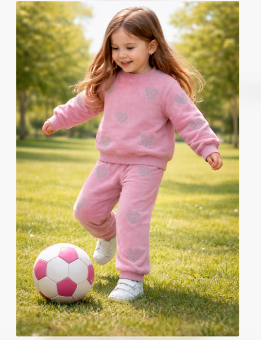 Set 2 piese, haine fete, Inimioare [2]