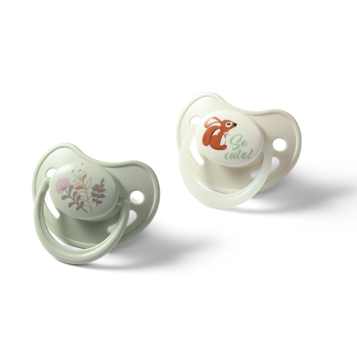 Set 2 Suzete anatomice din silicon 6-18 luni, Babyono [1]