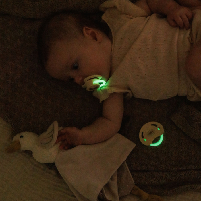 Set 2 Suzete simetrice din silicon 0-6 m, Babyono [8]