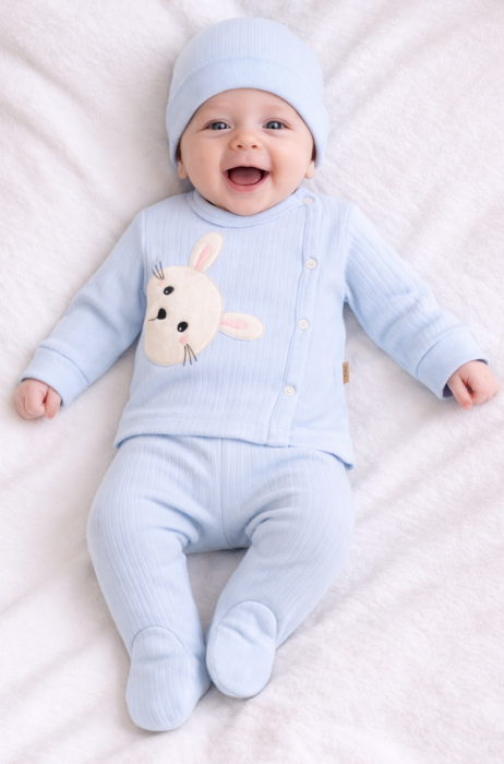 Set 3 piese, 0-3 luni, Ursuletul curios [2]