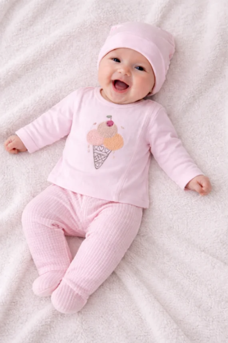 Set 3 piese, Bebe dulce, 0-3 luni [2]