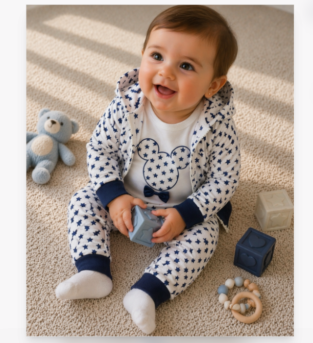 Set 3 piese, tip Mickey, cu hanorac [2]