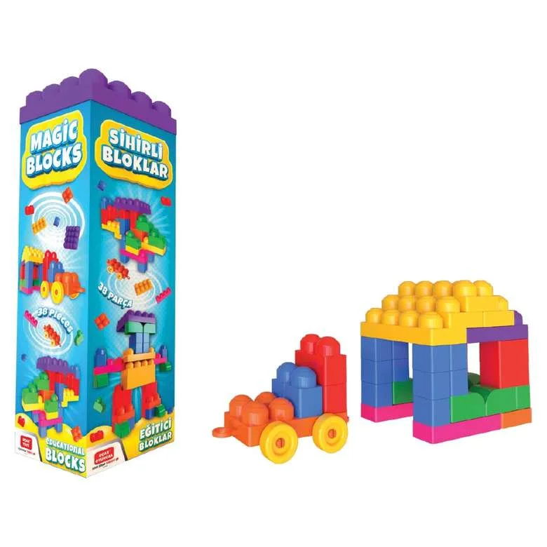 Set 38 piese tip lego, multicolore [2]
