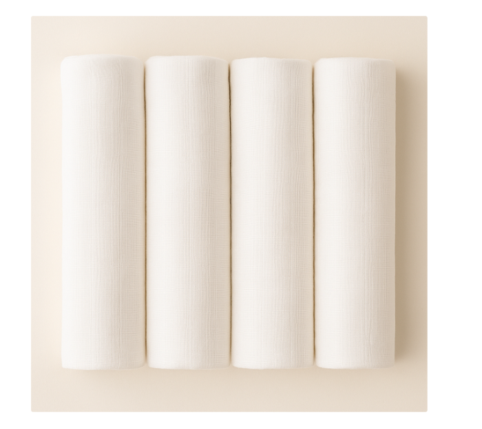 Set 4 scutece, albe [1]