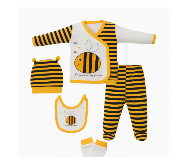 Set 5 piese, bebelus, Albinuta vesela [2]