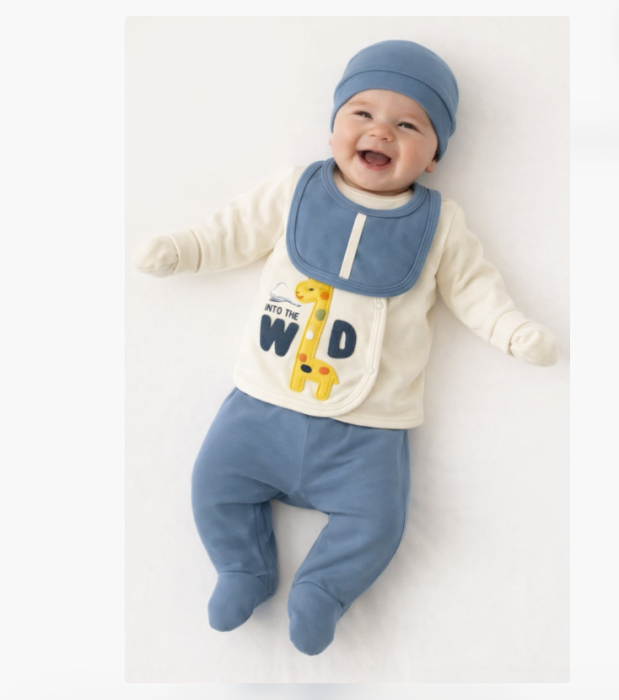 Set 5 piese bebelus, Girafa 3D [2]