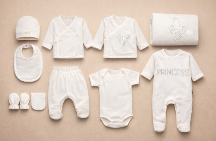 Set 10 piese, Bumbac organic 100%, Printesa [2]