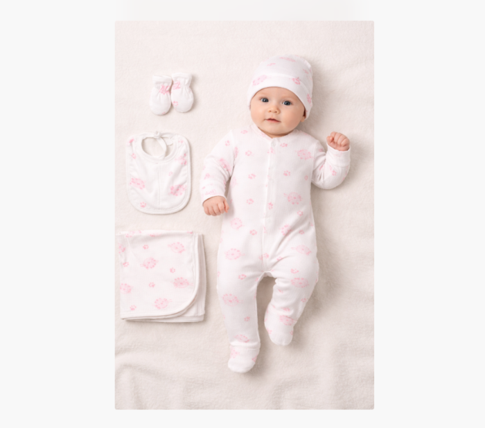 Set 5 piese, cu Paturica, Roz [2]