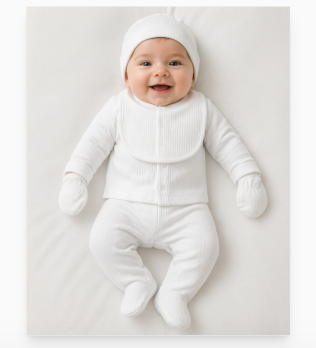 Set 5 piese, maternitate, alb [2]