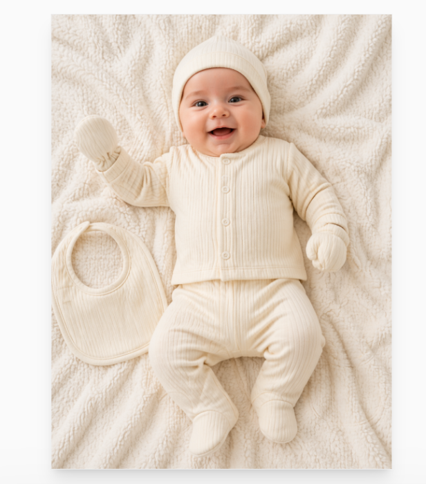 Set 5 piese, maternitate, ivoire [2]