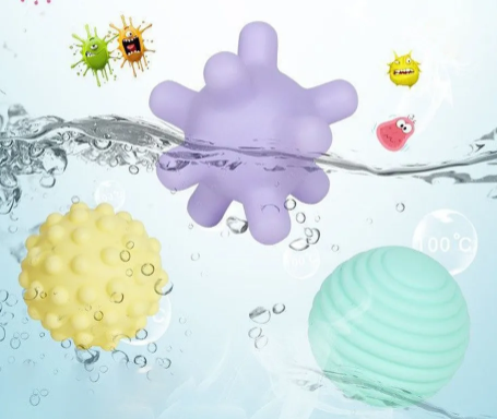 Set 6 mingi moi senzoriale, pentru bebelusi [5]