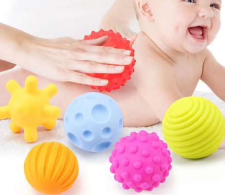 Set 6 mingi moi senzoriale, pentru bebelusi [6]