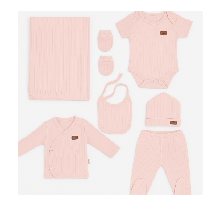 Set 7 piese, trusou, Bumbac pieptanat [2]