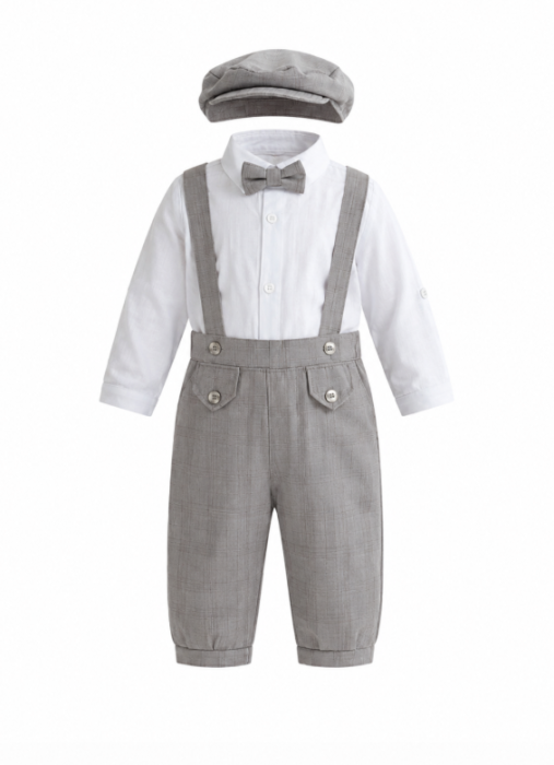 Set costum cu bretele si bascuta [2]
