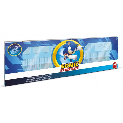 SET CREATIE MEGA - STAMPILE CU PERSONAJUL SONIC - 96 PCS - ( 86 CM ) [1]