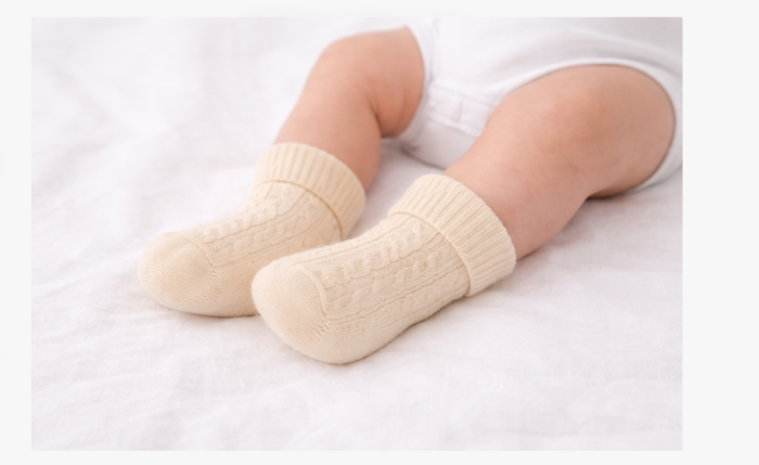 Set de 3 perechi de Șosete, Fibre bumbac natural si bambus, 0-6 luni, cod 111 [2]