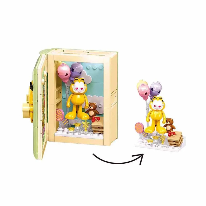 Set de constructie, 230 piese, Garfield si cartea - Sluban [3]