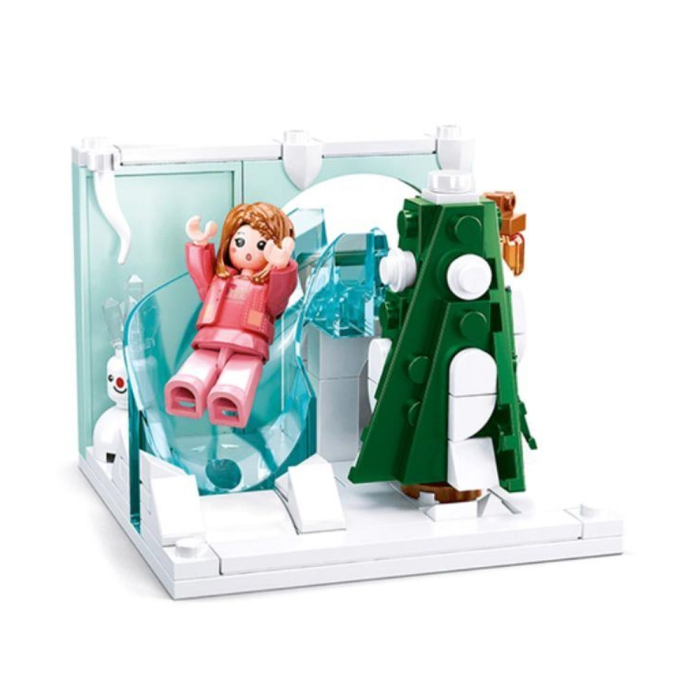 Set de constructie Girl's Dream, 109 piese, Joaca in zapada - Sluban [2]