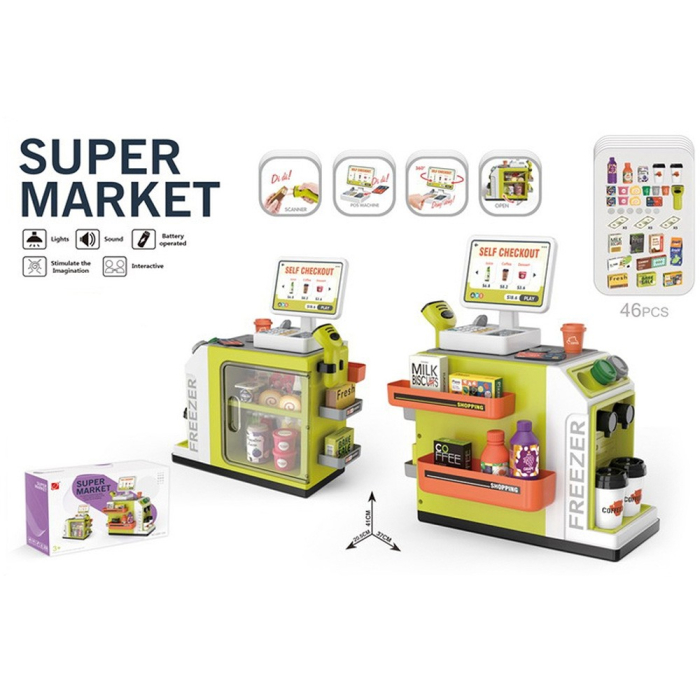 Set jucarie Chipolino Supermarket cu lumini, sunete si 46 accesorii [6]