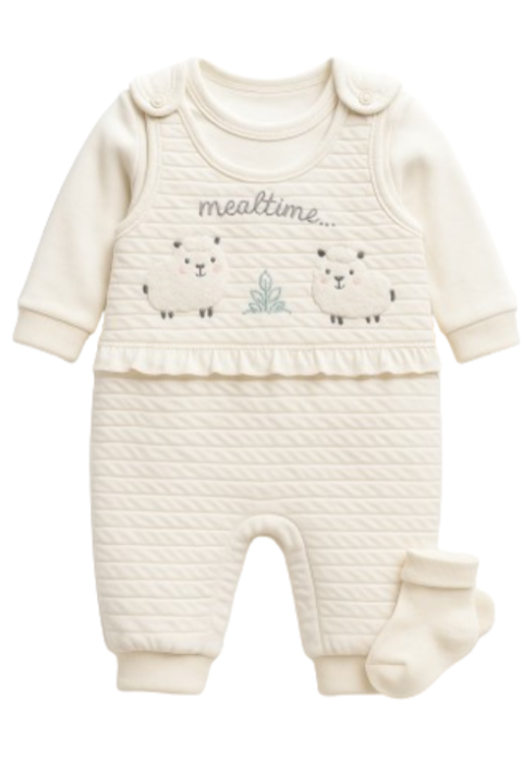 Set Salopeta Brodata cu ciorapei [1]