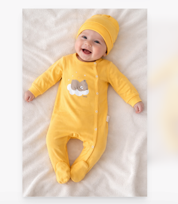 Set salopeta si caciulita, Ursulet pe norisor [2]