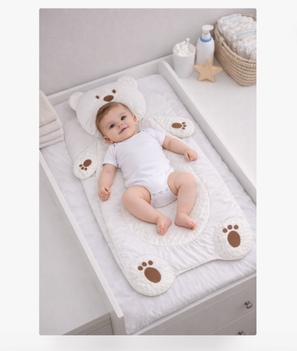 Set saltea si perna pentru carucior si patut [4]