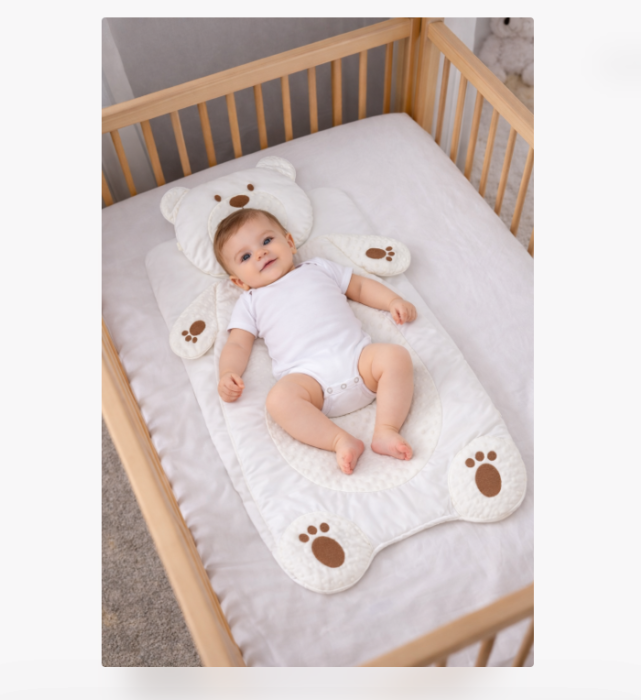 Set saltea si perna pentru carucior si patut [3]