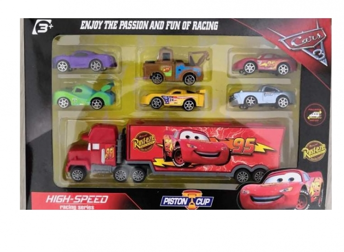 Set tir Cars si 6 masinute [2]
