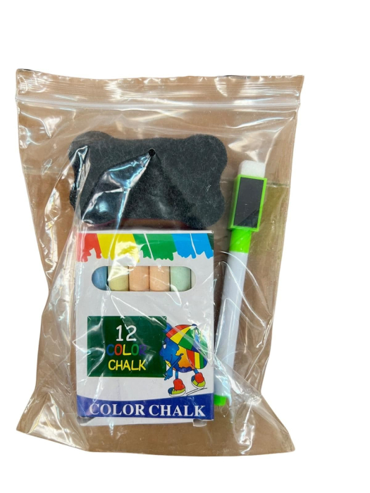 Tabla din lemn,2 fete,cu suport,magnetica,accesorii,Dimensiune 65x37 cm [2]