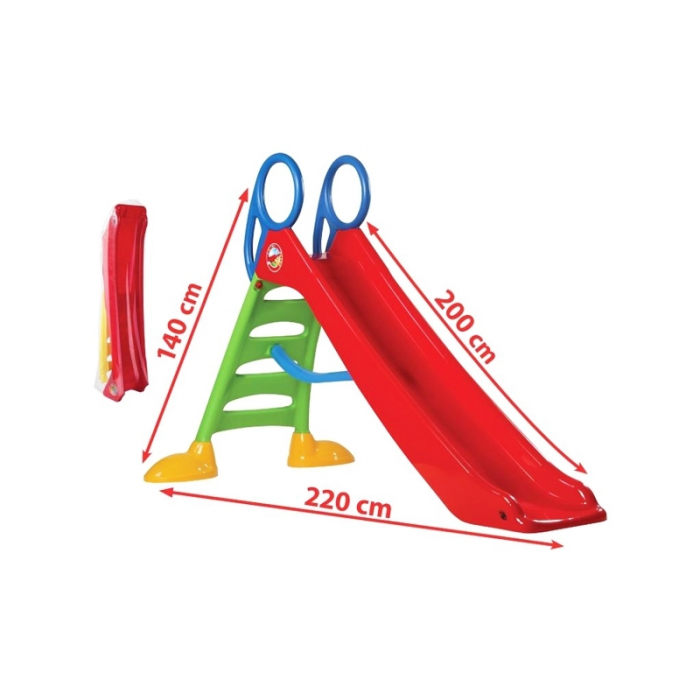 Tobogan 200 Cm, Rosu albastru [2]
