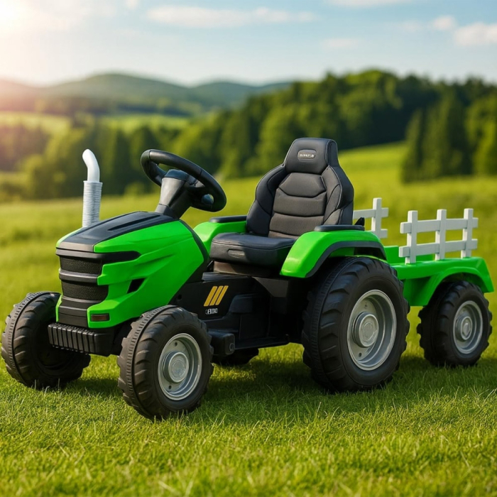 Tractor cu acumulator + remorca [2]