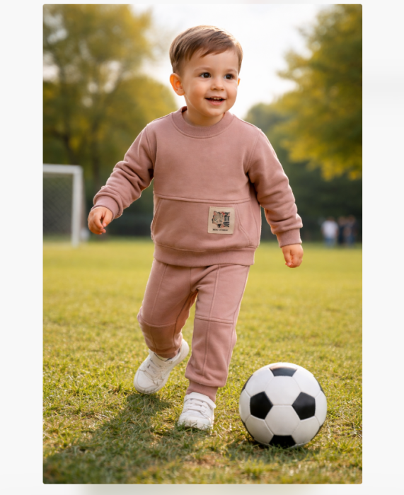 Trening baieti, 2 piese, cafeniu [2]