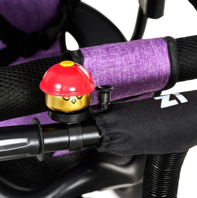 Tricicleta,3 in 1,cu scaun reversibil si pozitie de somn,cu claxon,Bubu-Still, produs in Elvetia,mov [2]