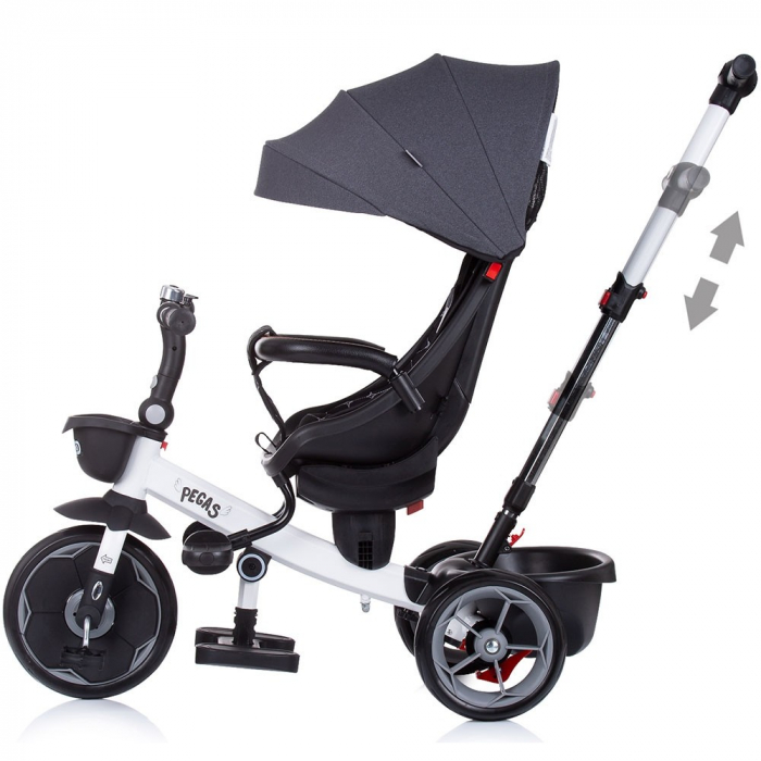 Tricicleta Chipolino Pegas cu sezut reversibil si pozitie de somn, multifunctionala, scaun ergonomic [3]