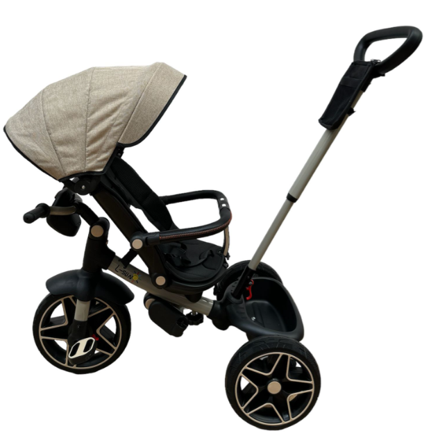 Tricicleta cu scaun reversibil Still, 6-36 luni, cu pozitie de somn, roata cauciuc, cu lumini, muzica si ornamente colorate, SL05 [4]