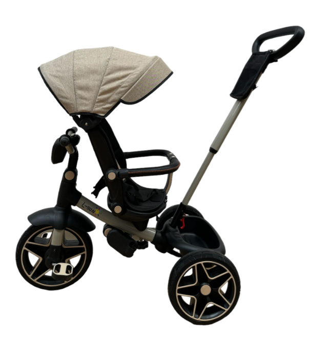 Tricicleta cu scaun reversibil Still, 6-36 luni, cu pozitie de somn, roata cauciuc, cu lumini, muzica si ornamente colorate, SL05 [5]