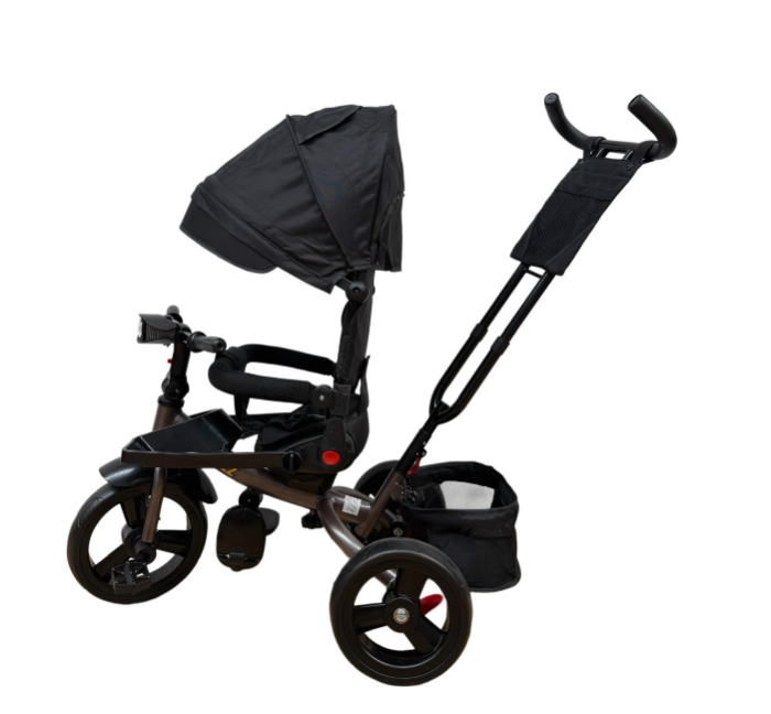 Tricicleta cu scaun reversibil Still, 6-36 luni, cu pozitie de somn, roata cauciuc, cu lumini si muzica, Jazz [3]