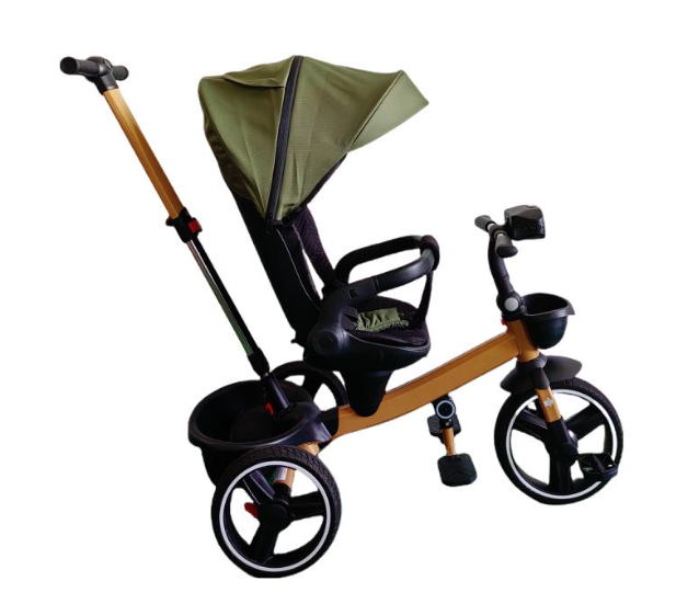 Tricicleta cu scaun reversibil Still, 6-36 luni, cu pozitie de somn, roata cauciuc, cu lumini si muzica, SL06 [3]