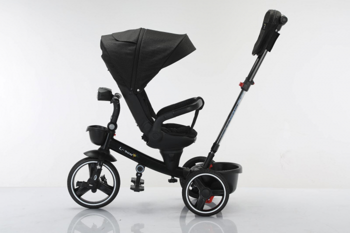 Tricicleta cu scaun reversibil Still, 6-36 luni, cu pozitie de somn, roata cauciuc, cu lumini si muzica, SL06 [4]