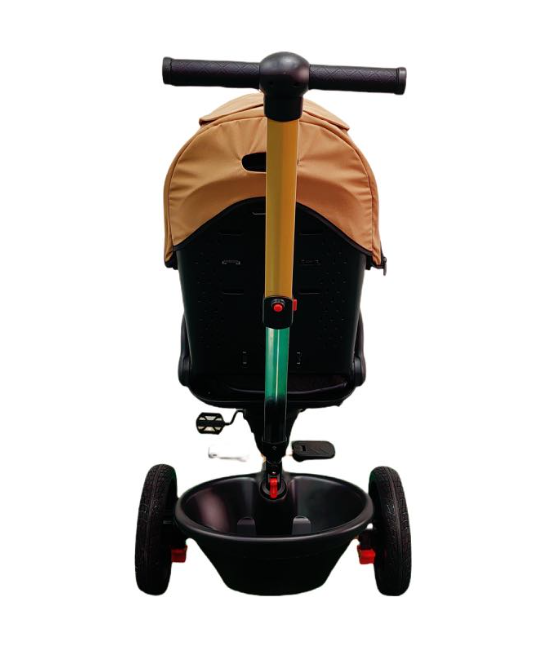 Tricicleta cu scaun reversibil Still, 6-36 luni, cu pozitie de somn, roata cauciuc, lumini si muzica, 8 luni-5 ani, Pliabila [2]