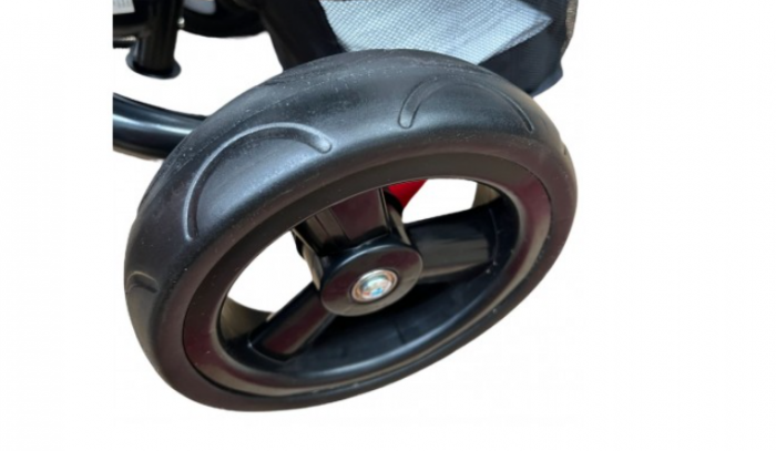 Tricicleta cu scaun reversibil Still, de la 6 luni la 5 ani, cu pozitie de somn, roata Eva plina, siliconata [5]