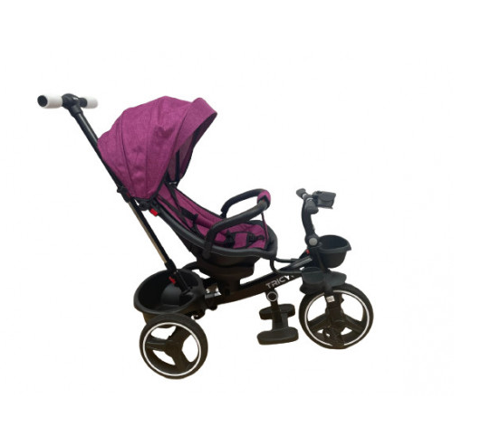 Tricicleta cu scaun reversibil Still, 6-36 luni, cu pozitie de somn, roata plina, Bubu-Still® [2]