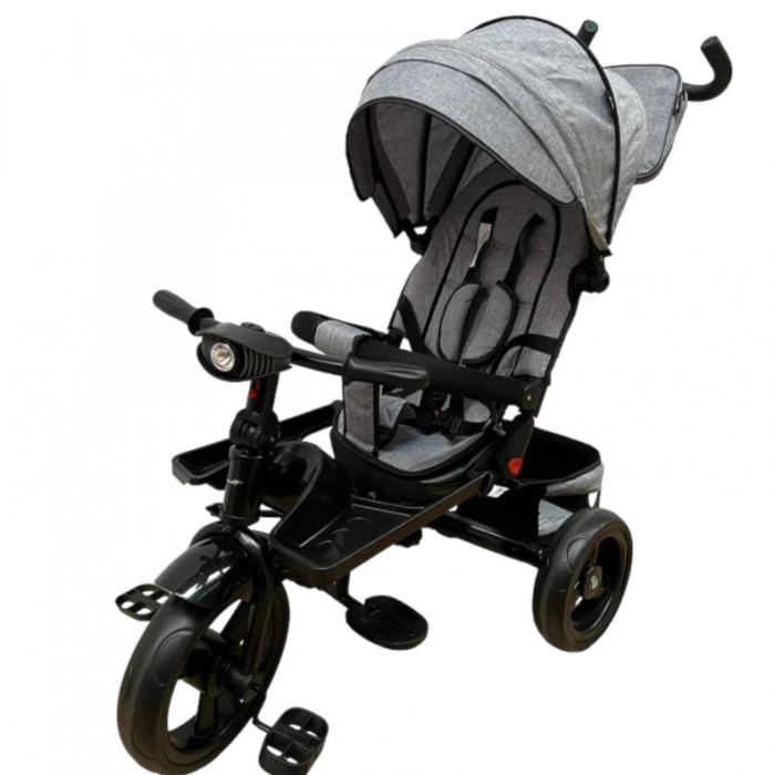 Tricicleta cu scaun reversibil Still, 6-36 luni, cu pozitie de somn, roata plina - Copie [1]