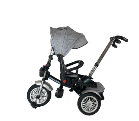 Tricicleta cu scaun reversibil Still, 6-36 luni, cu pozitie de somn, roata plina, cu lumini si sunete, tip motocicleta [3]