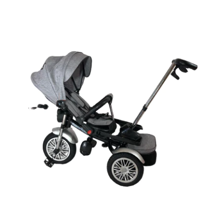 Tricicleta cu scaun reversibil Still, 6-36 luni, cu pozitie de somn, roata plina, cu lumini si sunete, tip motocicleta [2]